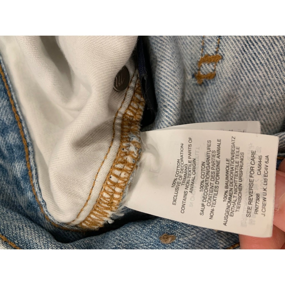 Madewell Womens Perfect Summer Jean 29 Light Blue Coastal High Rise Tapered Leg - Picture 8 of 12